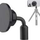 Magnetic Phone Tripod Mount Adapter for Magsafe with 1/4"-20 Hole [Metal Foot], Compatible with iPhone 16 15 14 13 12 All Phones