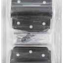 National Hardware N114-975 Adjustable Spring Hinge 2-Pack 3 in Black Heavy Duty Self Closing Door Hinges for Interior Exterior Surface Mount No Mortise Required