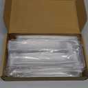 Rergy 10 Pack Cabinet Handles, 6-1/4 Inch Hole Center Pulls, Black Kitchen Drawer Pulls and Knobs, Square Hardware for Bathroom Dresser