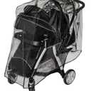 Jolly Jumper Travel System Weathershield - Protects, Baby, Large Stroller and Contents from rain and Other Elements