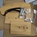 Bamboo Surfboard Wall Mount | Wooden Surfboard Rack Display | Horizontal Indoor Wood Racks | Also a Skateboard, Snowboard, Skimboard, Wakeboard & Longboard Hanger, Holder or Hooks | Board Accessories