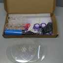Graduation Decorations - 4 Set Balloon Stands, Class of 2026 Congrats Grad Table Centerpieces for Graduation Party Supplies(Purple & Black)