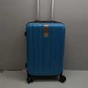 Hanke 20 Inch Carry On Luggage 22x14x9 Airline Approved Lightweight PC Hard Shell Suitcases with Wheels Travel Luggage Rolling Suitcase Travel Luggage Bag Christmas Gifts for Birthday(Caribbean Blue)