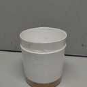 QCQHDU 5 inch Plant Pot, 2 Pack Planters for Indoor Plants with Drainage Holes & Saucer, Outdoor Flower Pots Home Garden Modern Decor (White)