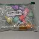 zaoalife 7PCS Mini Clear Glass 10ml Essential Oils Dropper Bottles, Mini Sample Liquid Cosmetic Containers Travel Refillable Bottles