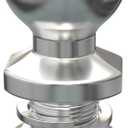 Hot Forged Steel 2-5/16 Inch Hitch Ball 30,000 LBS, 1-1/4"-12 UNF Thread 2-5/8" Shank Length for Trailer, ATV, UTV, Lawn Tractor