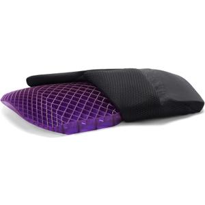 Purple Back Cushion | Pressure Reducing Grid Designed for Ultimate Comfort | Designed for Chairs, Gaming, and Travel | Made in The USA