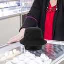 Inflatable Hat Display: Black Plastic Hat Holder Round Portable Hat Holder for Rack Multiple Hats