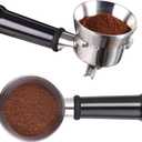 54mm Espresso Dosing Funnel, MATOW Stainless Steel Coffee Dosing Ring Compatible with Breville 54mm Portafilter