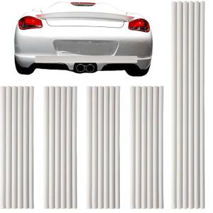 DIY Car Bumper Guard Rear Bumper Protector 5PCS Car Bumper Protector for SUV Cars Trucks, Garage Wall Be Also Suitable to Front Bumper Guard,No Residue Anti Scratch (White)