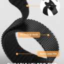 3 x Lamicall 60PCS Reusable Cable Ties, Upgraded Tapered Tail for Effortless Threading, 6-Inch Durable Nylon Hook and Loop Cord Organizer Straps, Adjustable Cable Management for Desk, PC, Home & Office