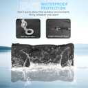 2PC Professional Vacuum Bags for Travel with 55W Super Power Electric Pump, Dobaly IP67 Reusable Vacuum Compression Bags for Suitcases and Backpack Space Saver Vacuum Bags Durable(2 Medium+Pump)