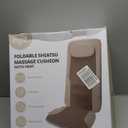 Mynt FSA HSA Eligible Foldable Back Massager, Chair Massager with Soothing Heat, Flexible Massage Chair Pad with Soft S-Curve Longer Track Adjustable Pillow for Diverse Body Contours, FSA/HSA Approved
