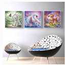 2 x JJBSWYMT 6 Pack Special Shape Diamond Painting Kits for Adults Beginners, 5D Animals Diamond Art Kits,DIY Diamond Dots with Diamond Gem Art and Crafts, Home Wall Decor 12 x12 Inch (YX-01-1)