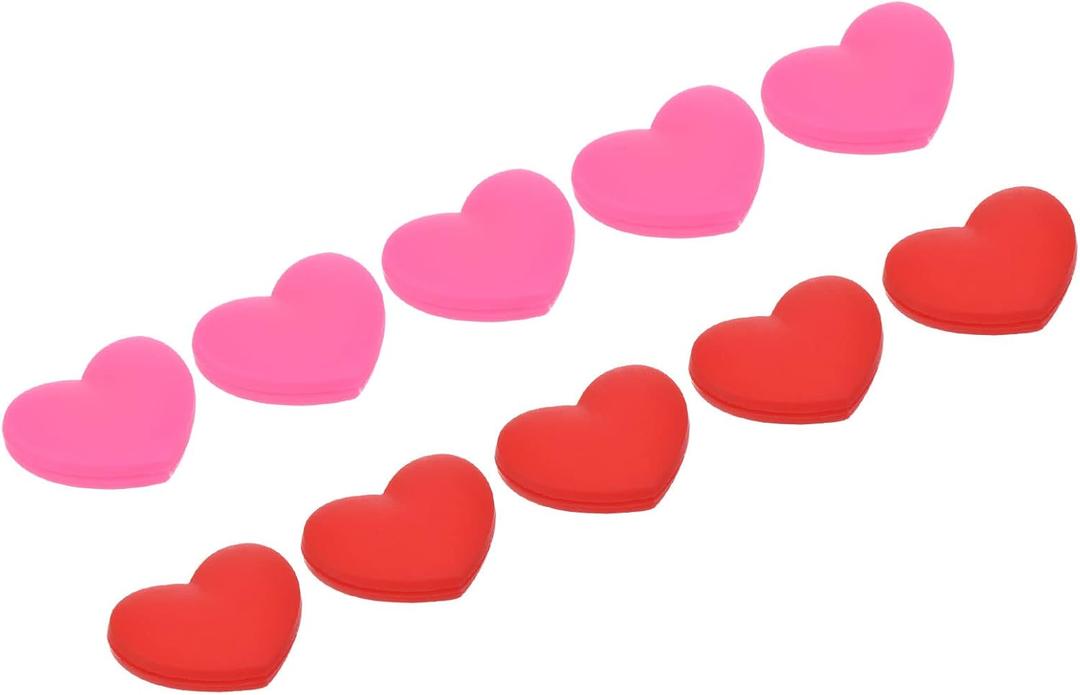 PATIKIL Tennis Vibration Dampener, Heart-Shaped Silicone Shock Absorber Racket String Damping for Tennis Racquet