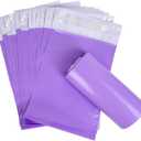 Disposable Sanitary Bags, 200 Pcs, Purple, Self-sealing, Odor-proof, Rectangular, Plastic, 10" x 6" Bags for Feminine Hygiene, Personal Waste, or Pet Waste