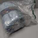 LOCHAS Luxury Bathroom Rug Shaggy Bath Mat 24 x 70 Inch, Washable Non Slip Bath Rugs for Bathroom Shower, Soft Plush Chenille Absorbent Carpets Mats, Spa Blue