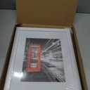 Americanflat 11x14 Picture Frame with Shatter-Resistant Glass - Use as 8x10 Frame with Mat or Display 11x14 Photo Without Mat - Signature Collection - Picture Frames for Wall Display - White