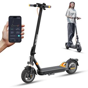 MEGAWHEELS Electric Scooter,Electric Scooter Adults with Suspension,600W/300W,11-28 Miles Range,8.5/10in Tire,15.5mph Speed,Escooter Smart APP Control for Commuting, Outdoor, Short Travel,Gift