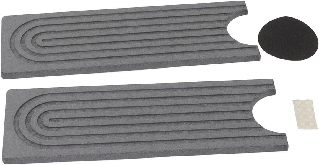 Sink Faucet Mat, Absorbent Mat, Quick Drying Pad, Modern Absorbent Sink Draining Pad for Kitchen, Bathroom, RV (Dark Gray)