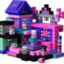 GobiDex 100PCS Magnetic Blocks for Girls, Build MagWonder with Magnet Building Toys Set, Princess Sensory Gift for Boys Girls Birthday (1 inch)