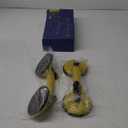 Glass Suction Cups Heavy Duty Aluminum Vacuum Plate Handle Floor Holder Hooks to Lift Large Glass/Tile Suction Cup Lifter/Moving Glasses/Pad for Lifting/Dent Puller (2 Pack) (Yellow)