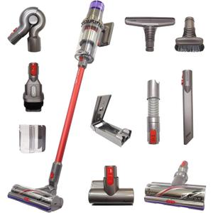 Dyson V11 Animal+ Cordless Red Wand Stick Vacuum Cleaner with 10 Tools Including High Torque Cleaner Head | Rechargeable, Cord-Free, Lightweight, Powerful Suction