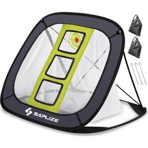 SAPLIZE Ultra-Stable Golf Chipping Net, Indoor/Outdoor Golfing Target Accessories for Backyard Accuracy and Swing Practice, Golf Gifts for Men, Momen, Dad, Kids, Boys, Youth and Golfer