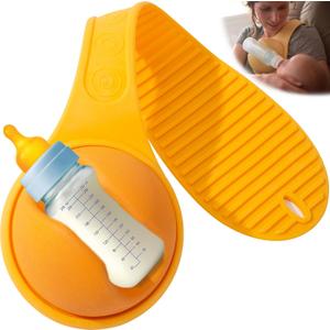 Baby Bottle Holder Hands Free, Hands Free Bottle Holder for Dad Anti-Shedding and Anti-Slip Suitable for Most Bottle Sizes-Free Hand Bottle Holder (Orange) Baby Bottle Holder Hands Free, Hands Free Bottle Holder for Dad Anti-Shedding and Anti-Slip Suitable for Most Bottle Sizes-Free Hand Bottle Holder (Orange)