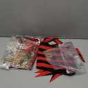 Angelaicos Womens Pirate Costume With Accessories Set Pirate Head Scarf Pirate Eye Patch for Women Halloween Cosplay Outfits (Red)