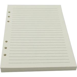 A5 Refill Paper, [3 Pack] 100GSM Thick Refillable Paper 6 Hole Filler Inserts Loose Leaf Paper