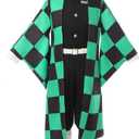 CR ROLECOS Tanjirou Zenitsu Giyuu Cosplay Costume Anime Cosplay Kimono Outfit Size 2XL