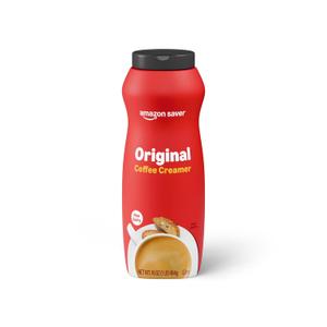 4 x Amazon Saver, Powdered Non-Dairy Original Coffee Creamer, 16 Oz (Previously Happy Belly, Packaging May Vary)