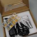 Dreadlock Machine, Dreadlock Machine Kit, Automatic Loc Machine with Multiple Tools 3 Replacement Holes(0.2/0.39/0.63in), Dreadlocks Jewelry, Barber Hair Brush, Hair Locking Tools, Dreadlock Crochet Hook