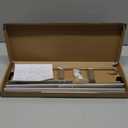 Over The Door Towel Rack,Towel Rack with Hooks for Door Hanging, Door Towel Bar, Over Door Towel Racks for Bathroom (Brush Nickel)