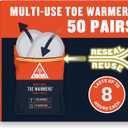 Ignik 8-Hour Compostable Toe Warmers with Resealable AirBarrier Pouch