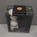 Cole & Mason Southwold Classic Salt & Pepper Mill Gift Set - Salt and Pepper Grinders with a Matte Finish - Adjustable & Refillable Mills - Hand Wash Kitchen Tool - Black/White