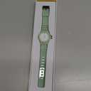 Kids Analog Watch for Boys Girls,50M Waterproof Children Quartz Soft Strap,Easy to Read Learn Time Watch for Kids Ages 3-12 (Green)