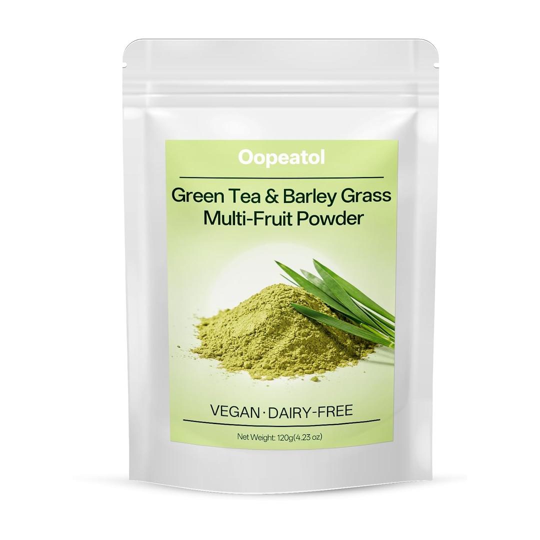 Tea & Barley Grass Multi-Fruit Powder (EXP 06/26/27)