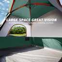 UNP 4 Person Tent, Portable Cabin Tent, Camping Tent 4-Person Easy Set Up, Waterproof with Top Rainfly for Outdoor Camping/Hiking