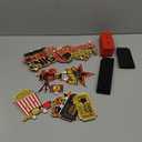 Blosssound 9 Pcs Movie Night Party Decorations Movie Theme Wooden Table Centerpieces Theater Now Showing Table Sign Cinema Popcorn Star Tabletop Decor for Home Film Birthday Party Supplies