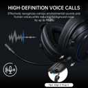 EKSA 2.4GHz Wireless Gaming Headset for PS5,PC,PS4,Switch,Mobile,Mac, Bluetooth Gaming Headphones with Microphone, RGB, 30ms Latency, 50H Battery, USB & Type-C Ultra, Wired Gaming Headset for Computer
