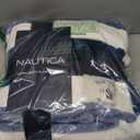 Nautica - Blanket, Ultra-Soft Plush Fleece Blanket for Bed or Couch, Lightweight Micro Flannel Throw Blanket for Year Round Comfort (Awning Stripe Blue, 50" x 60")