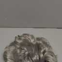 Baruisi Men Wigs Short Gray Synthetic Heat Resistant Natural Halloween Cosplay Hair Wig (grey)