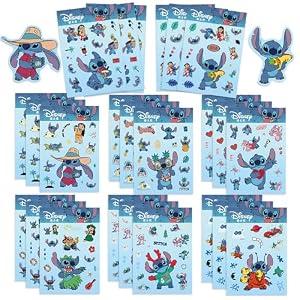 2 x 24 Sheets Sticker Cute Cartoon Charaters Make Your Own Sticker, Make a Face Stickers Party Favors Activities Gifts (e)