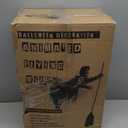 Halloween Animatronics Flying Witch Decorations, 6ft Animated Floating Witch with Sound Activated, Creepy Talking Sound, Mouth Move, Light Up Eyes, Haunted Decor Horror Prop for Outdoor, Yard Lawn