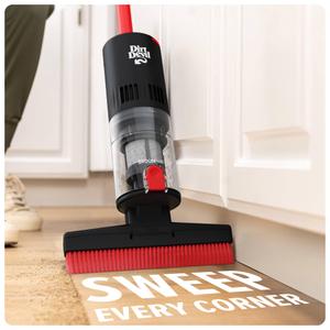 Dirt Devil Broom Vac Cordless Hard Floor Cleaner, Lightweight, Bagless, Rechargeable, Clean Every Corner, Nook, Cranny and Edge, Cordless Vacuum Cleaners for Home Use