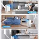 Midea 14,000 BTU ASHRAE (10,000 BTU SACC) Portable Air Conditioner, Cools up to 450 Sq.Ft., with Dehumidifier & Fan mode, Control with Remote, Amazon Alexa & Google Assistant, Easy-to-use and Install