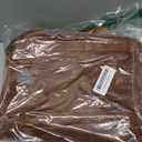 Weiatas Faux Leather Travel Duffel Bag for Women Men, Large Weekender Overnight Bag with Shoes Compartment, Waterproof Carry On Bag Travel Tote Bag Gym Bag with Luggage Strap (Brown)