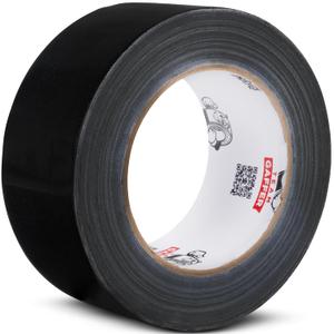 Team Gaffer Black Professional-Grade Gaffer Tape | Water-Resistant, Heavy-Duty & No-Residue for Reliable & Convenient Repairs, Marking, Cable Management | 2 inches x 30-Yard Per Roll (1 Pack)